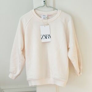 Zara Beige/White Sweater 3T NWT